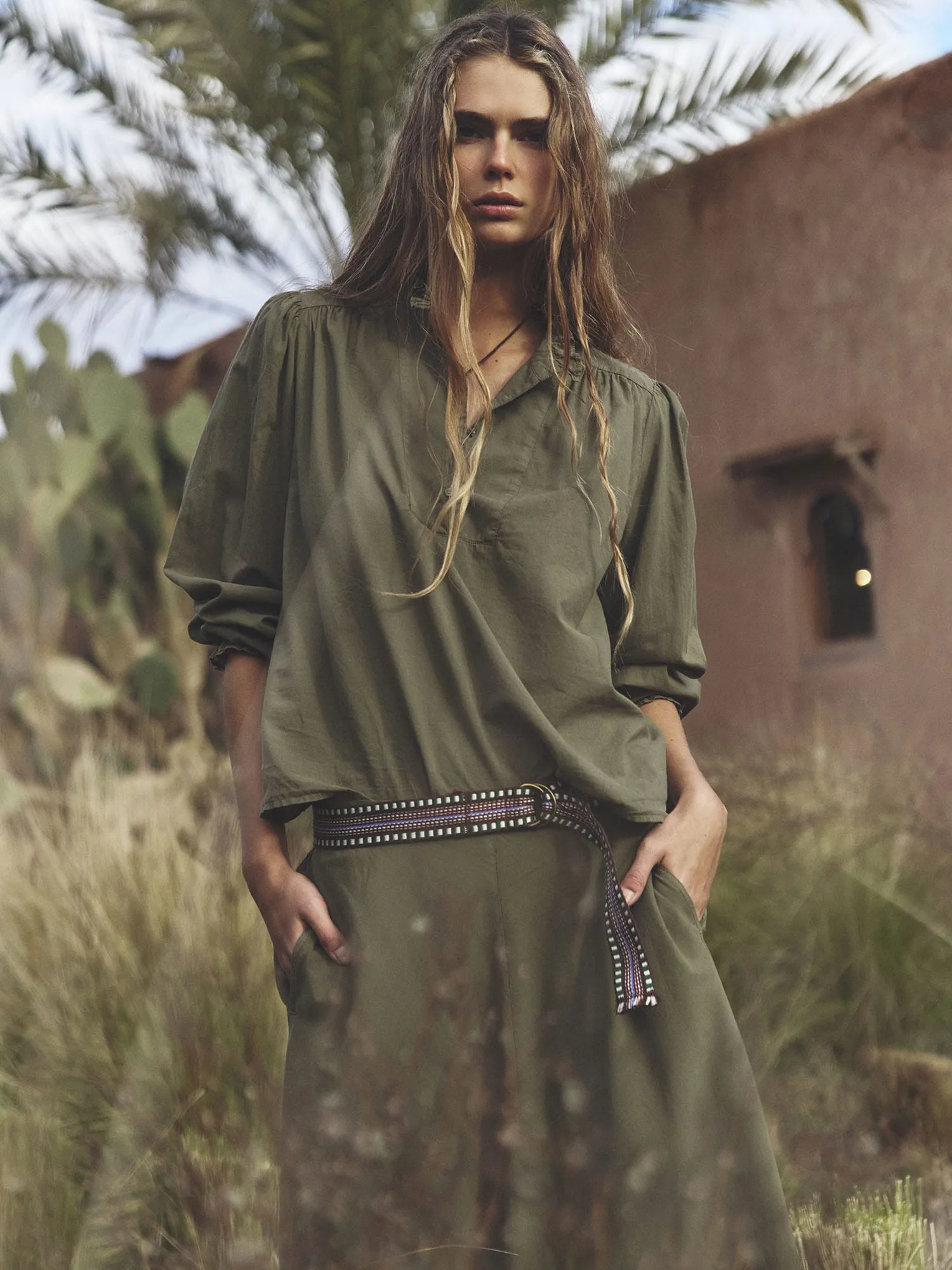 Olive Smoke Dorien Top sold by XiRENA product image thumbnail 2