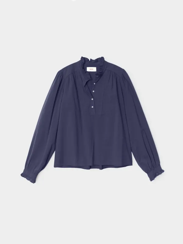 Navy Dorien Top made by XiRENA