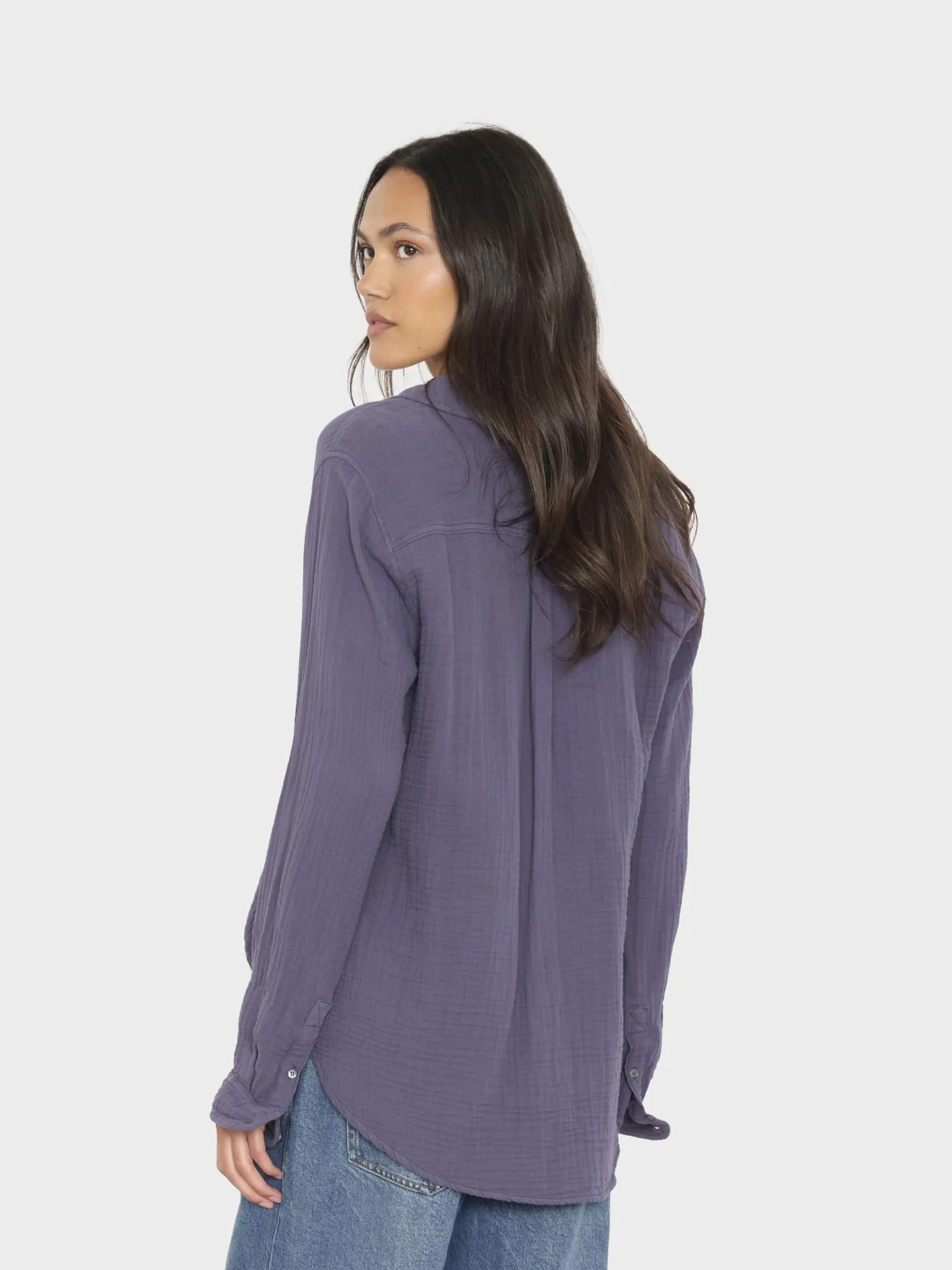 Charcoal Blue Scout Shirt sold by XiRENA product image thumbnail 3