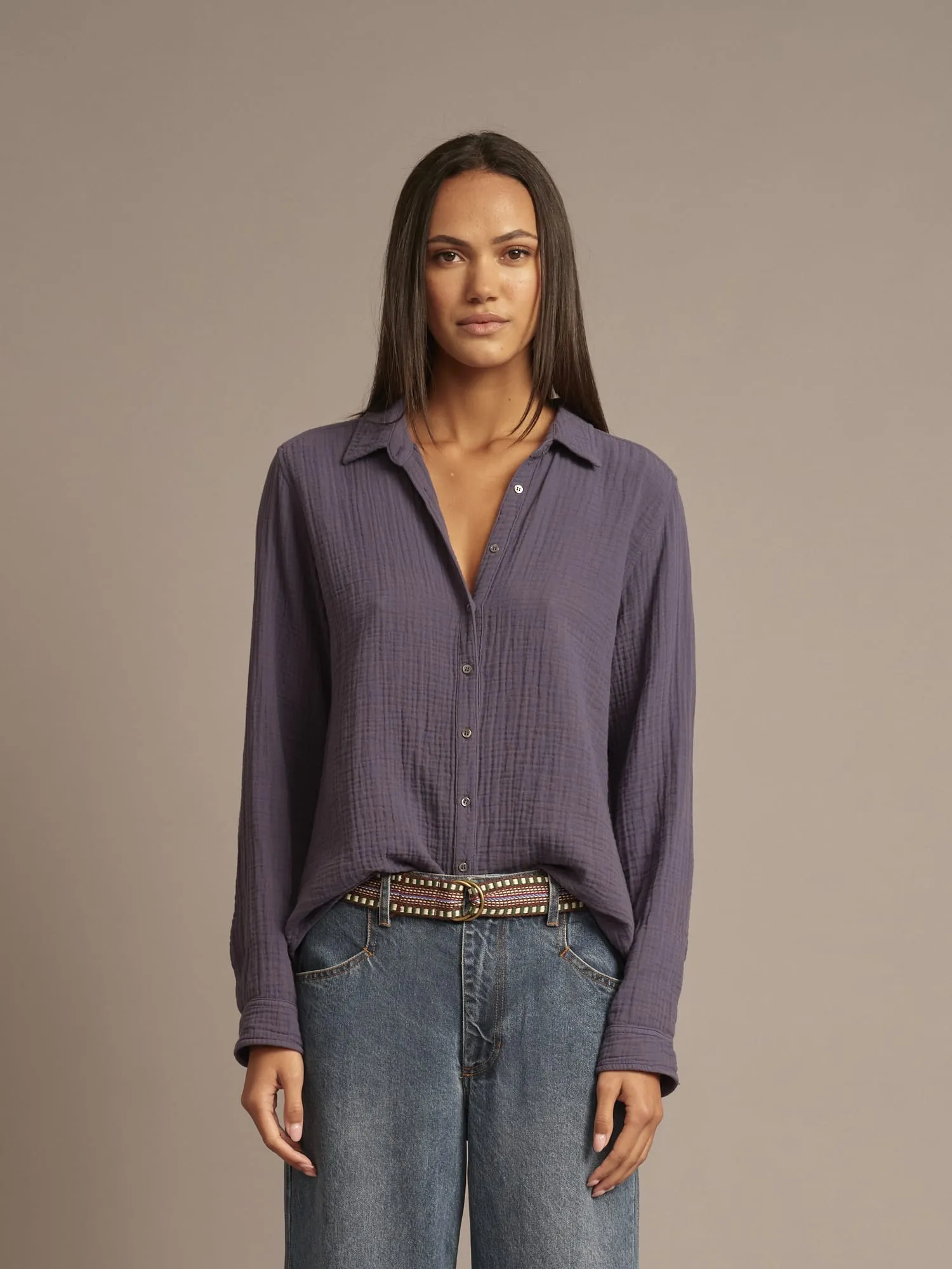 Charcoal Blue Scout Shirt sold by XiRENA product image thumbnail 2