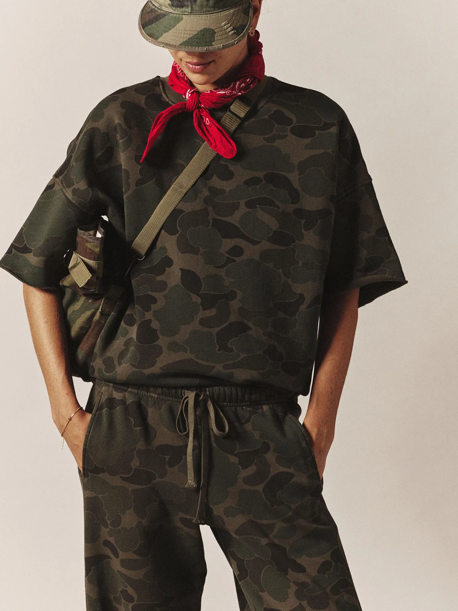 Camo Sage Romeo Sweatshirt sold by XiRENA product image thumbnail 2