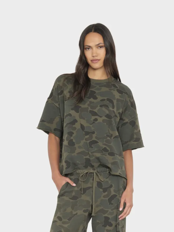 Camo Sage Romeo Sweatshirt made by XiRENA