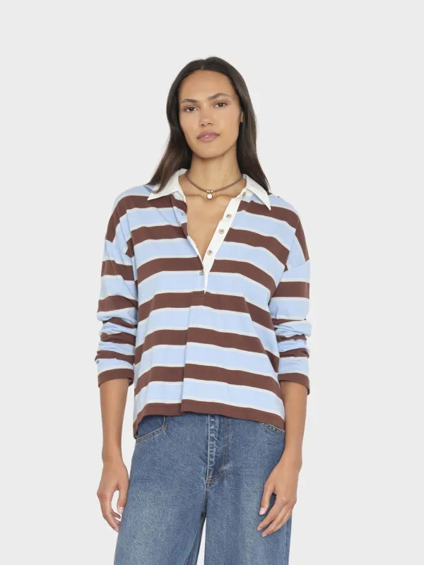 Topaz Sky Troy Tee made by XiRENA