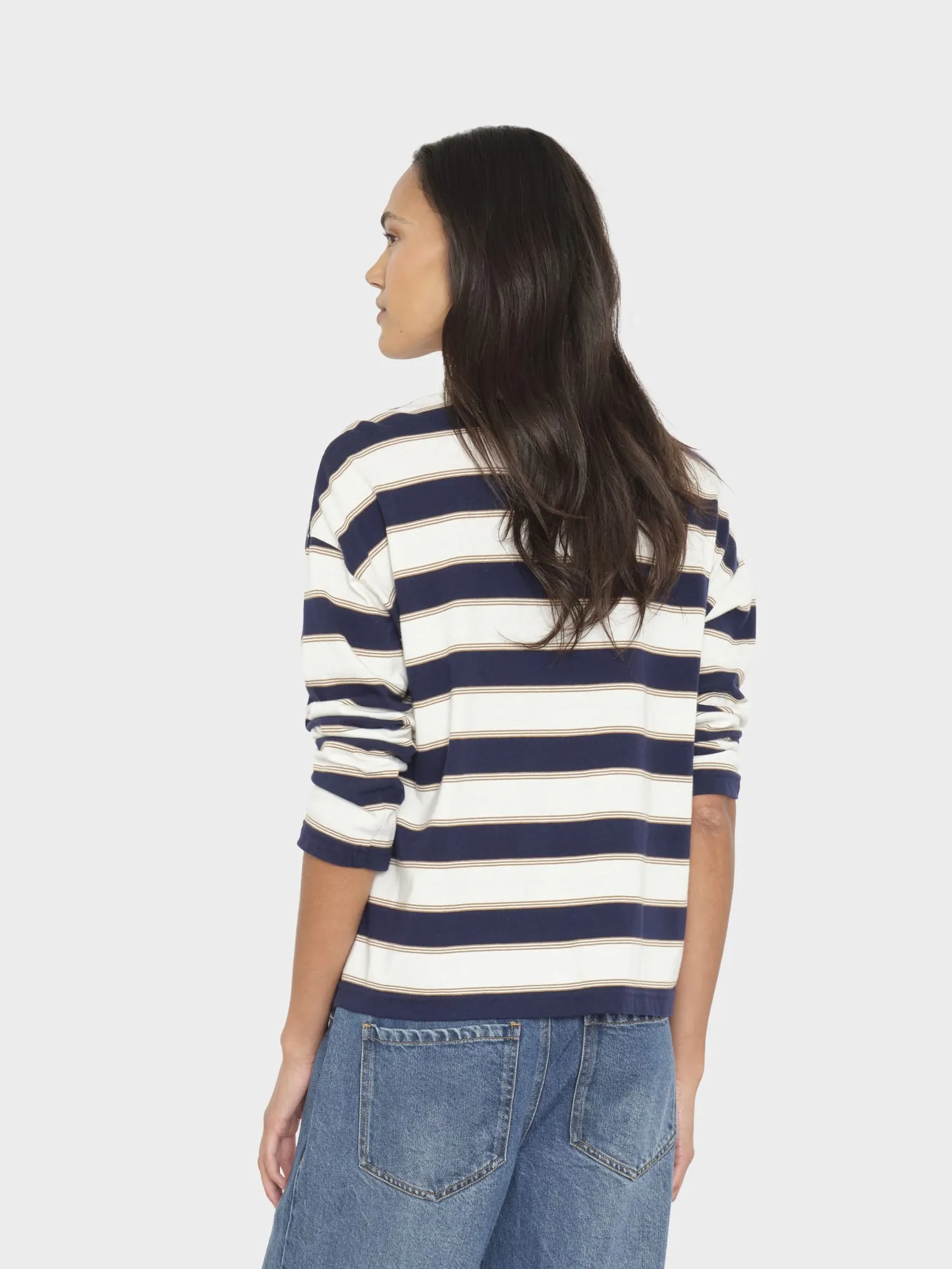 Navy Crescent Troy Tee sold by XiRENA product image thumbnail 3