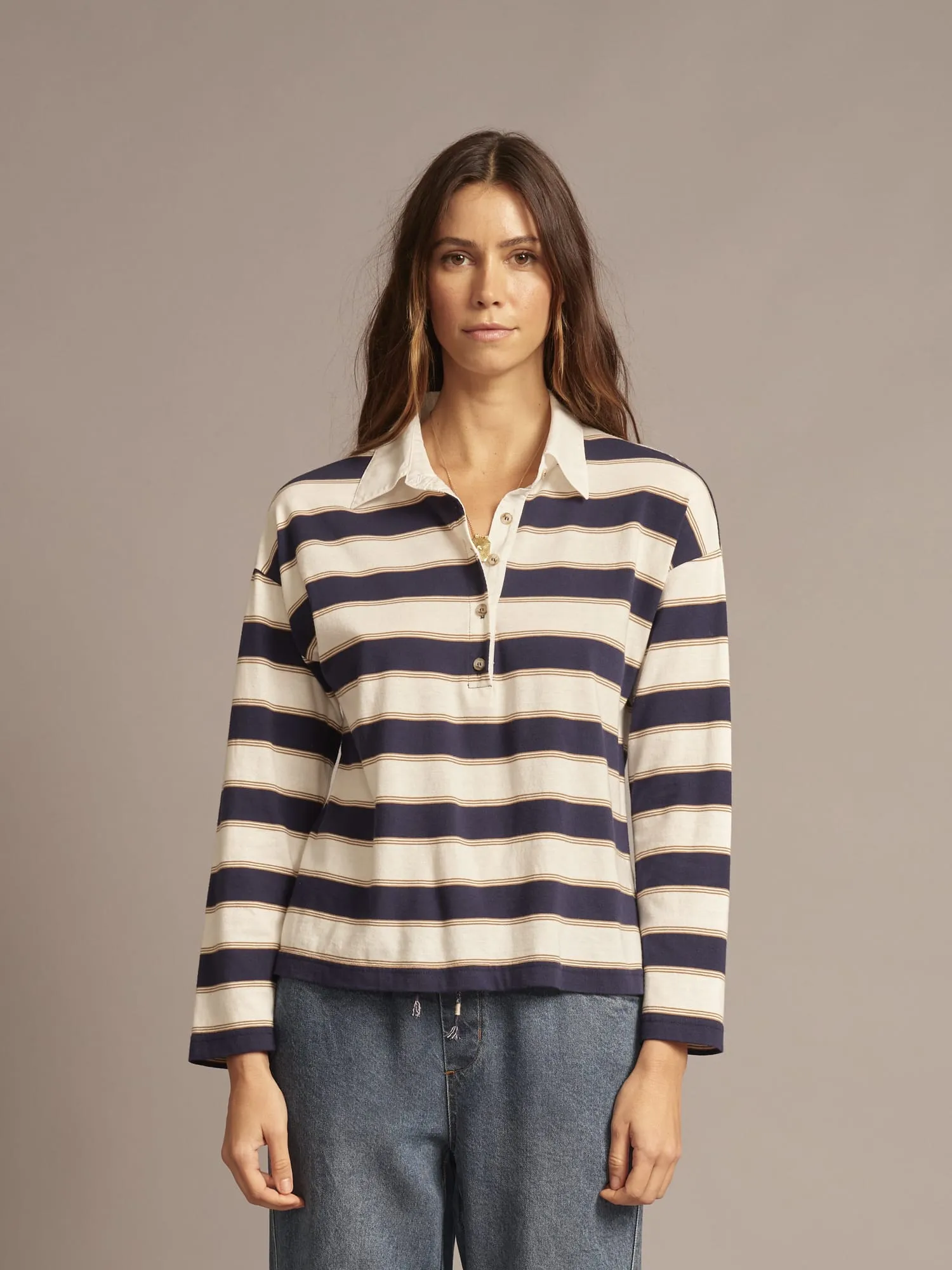 Navy Crescent Troy Tee sold by XiRENA product image thumbnail 2