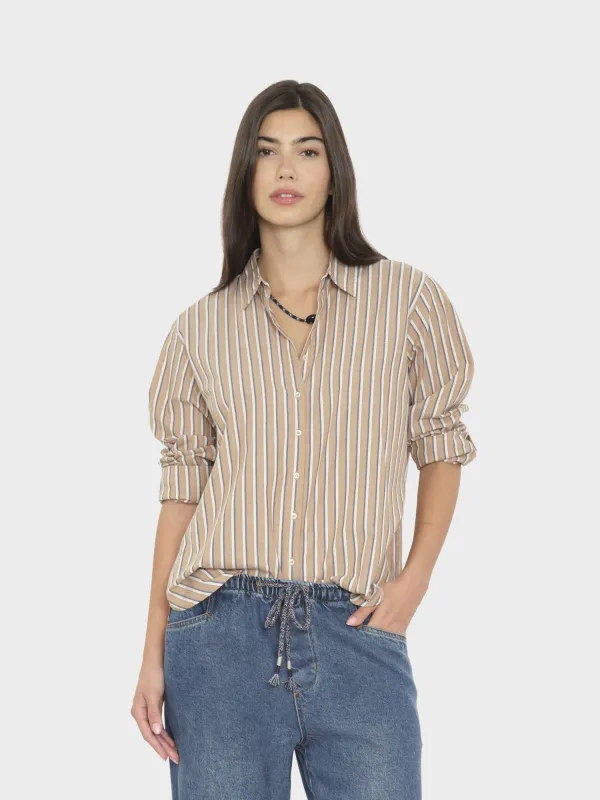 Hickory Navy Beau Shirt made by XiRENA