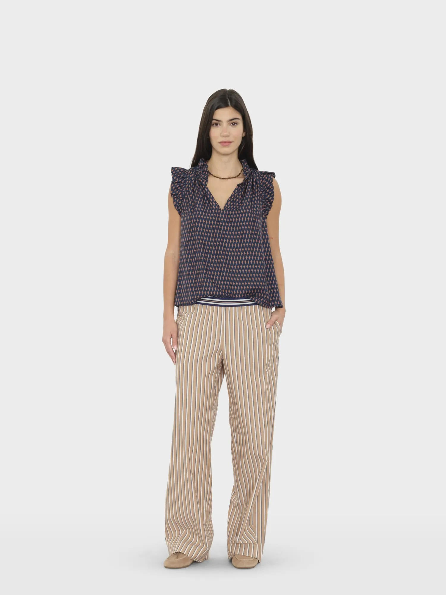 Hickory Navy Alto Pant sold by XiRENA