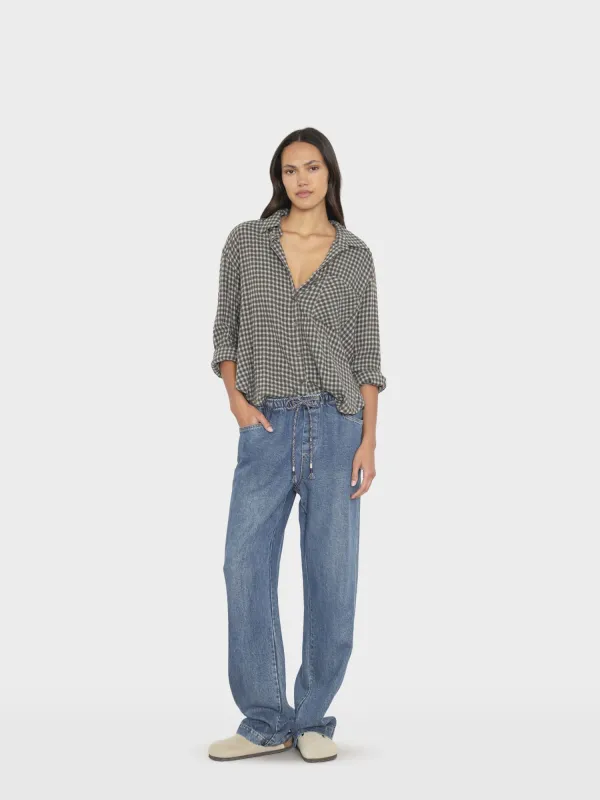 Meridian Blue Joey Denim Pant made by XiRENA