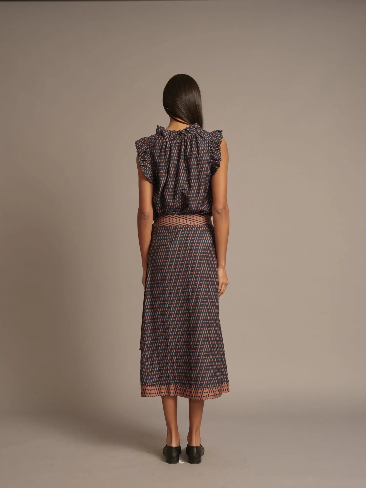 Navy Diamond Marta Skirt sold by XiRENA product image thumbnail 4