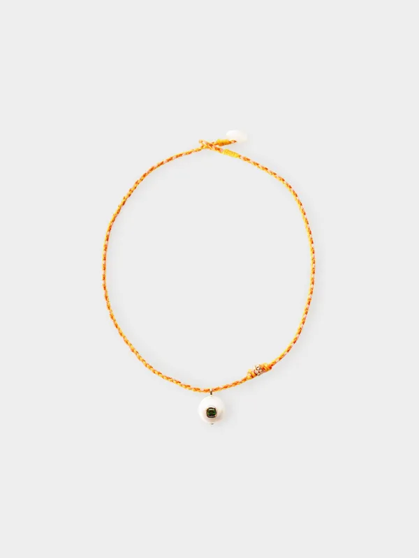 Diopside Eddie Necklace made by Pascale Monvoisin