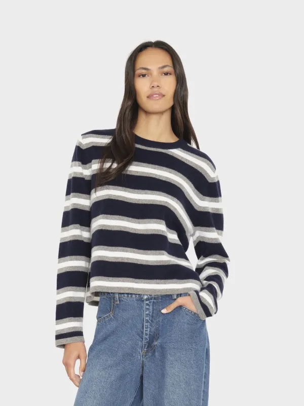 Midnight Ivory Maxwell Sweater made by XiRENA