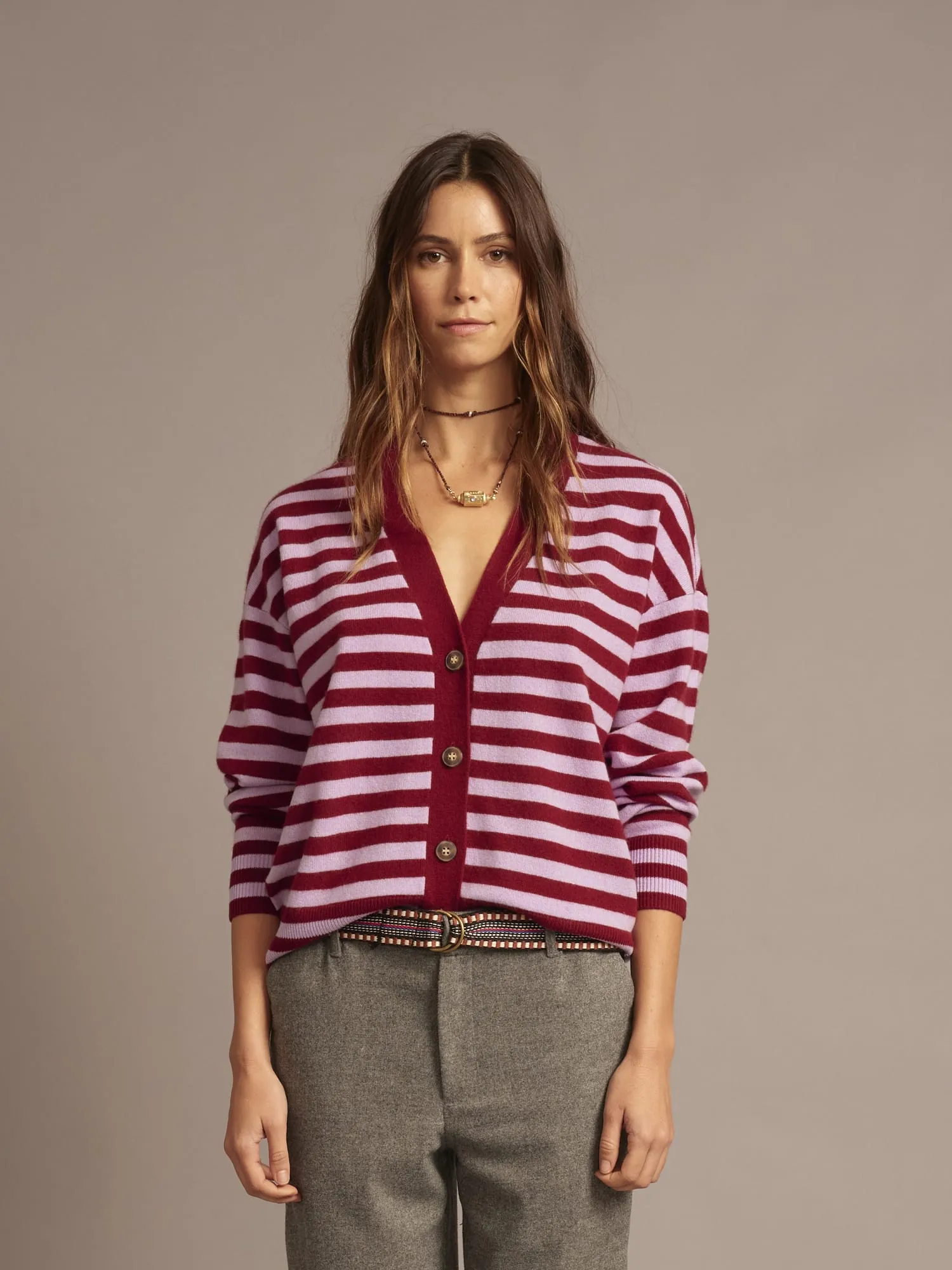 Garnet Petal Estelle Cardigan sold by XiRENA product image thumbnail 2