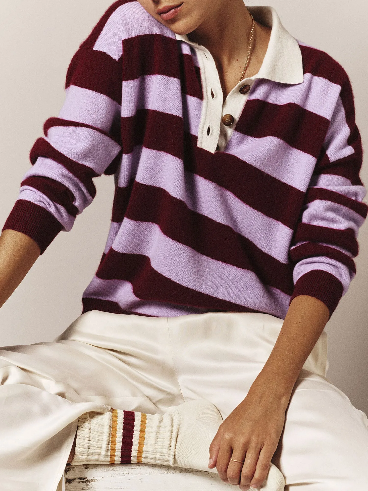 Garnet Petal Braxton Sweater sold by XiRENA product image thumbnail 2