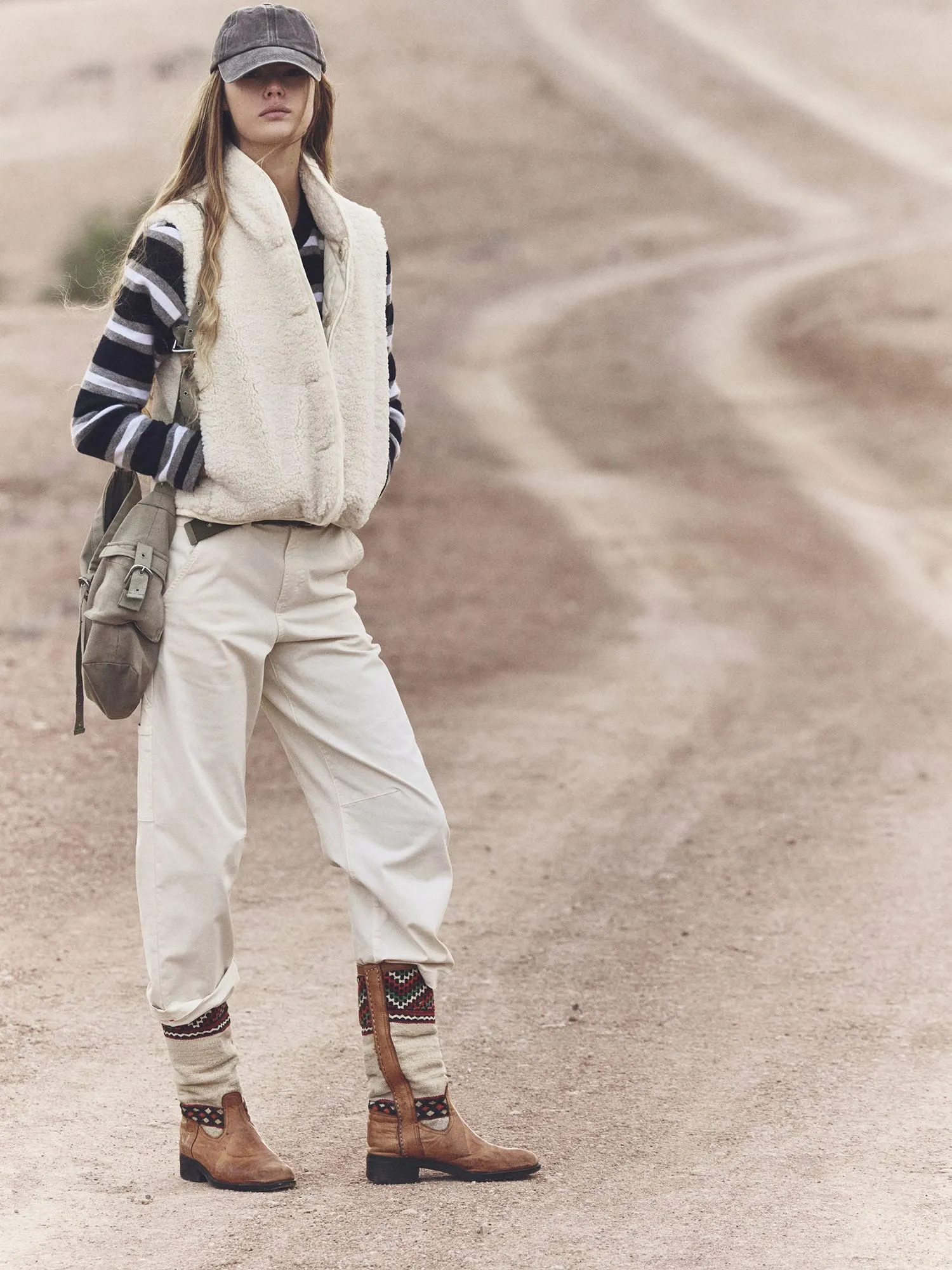 Cream Kensi Vest sold by XiRENA product image thumbnail 3