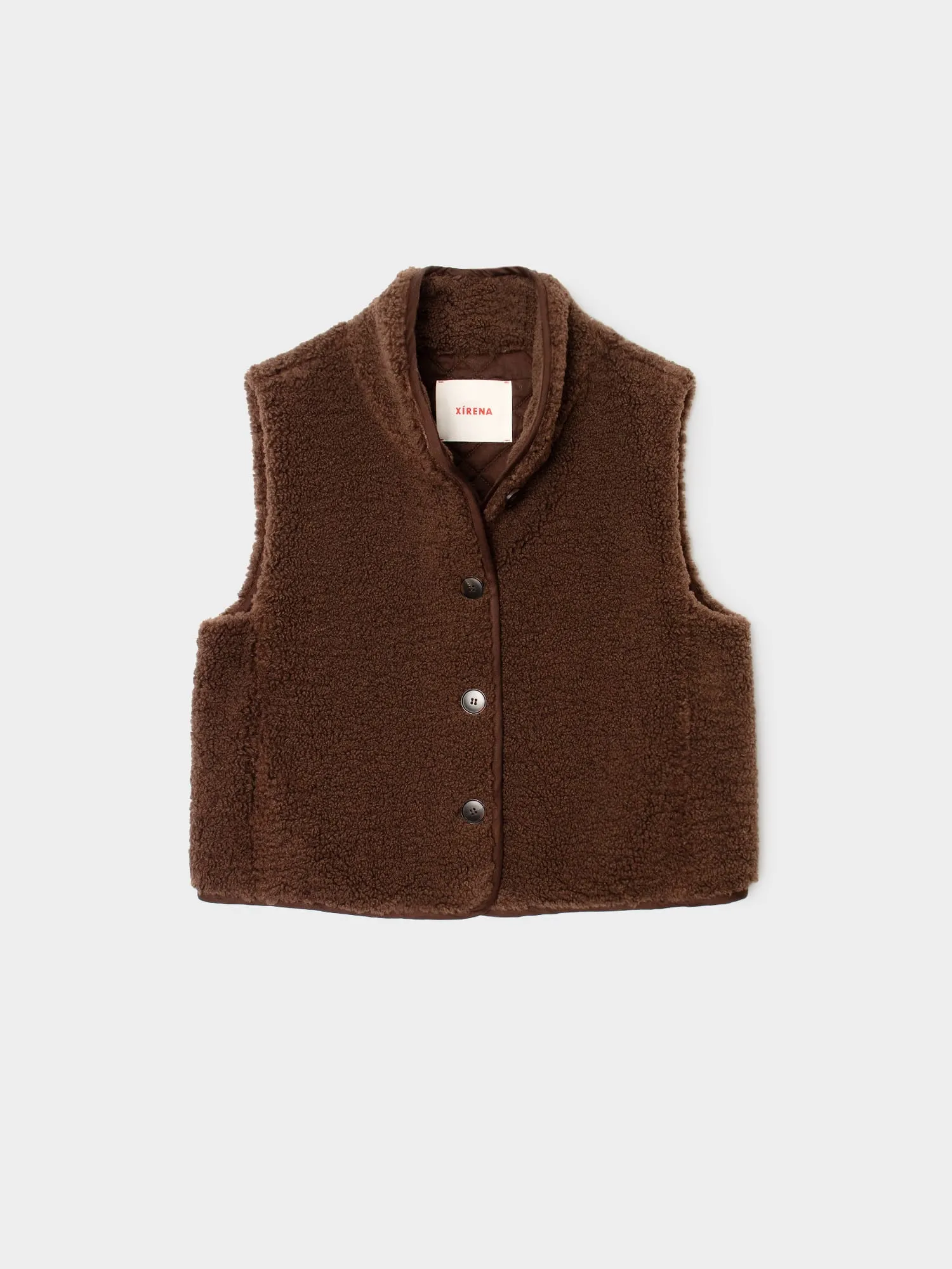 Chocolate Brown Kensi Vest sold by XiRENA product image thumbnail 5