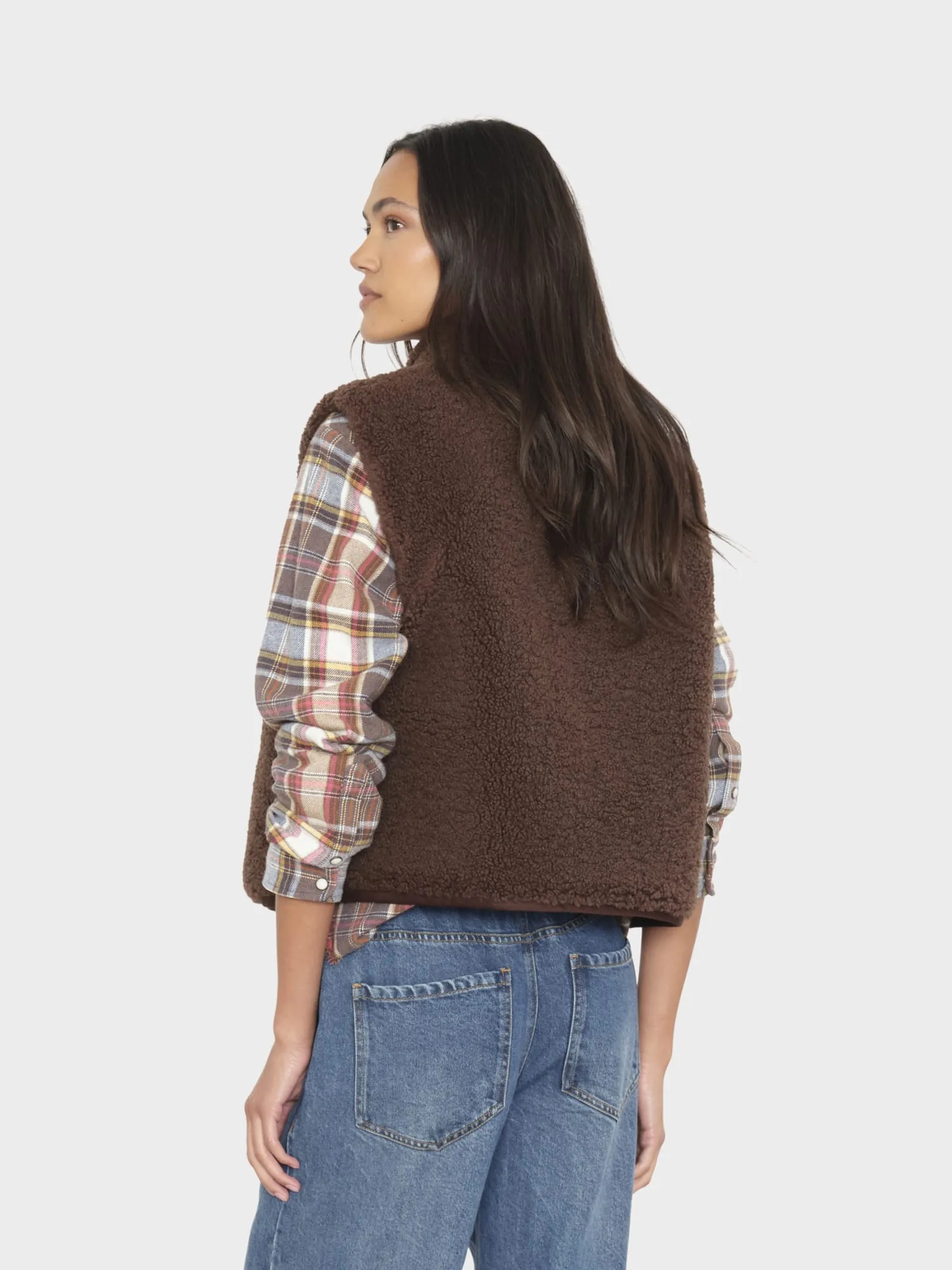 Chocolate Brown Kensi Vest sold by XiRENA product image thumbnail 3