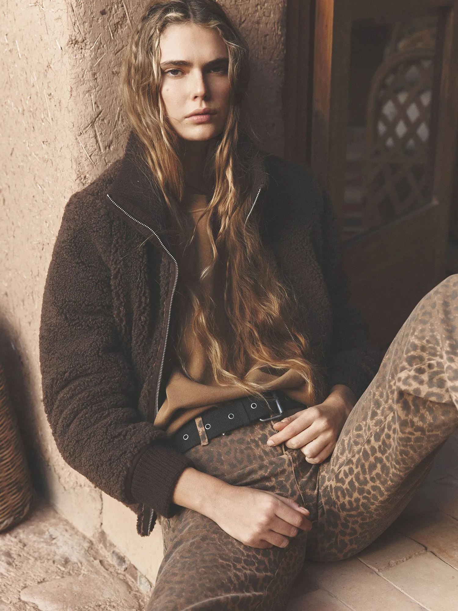 Chocolate Brown Daltry Jacket sold by XiRENA product image thumbnail 2
