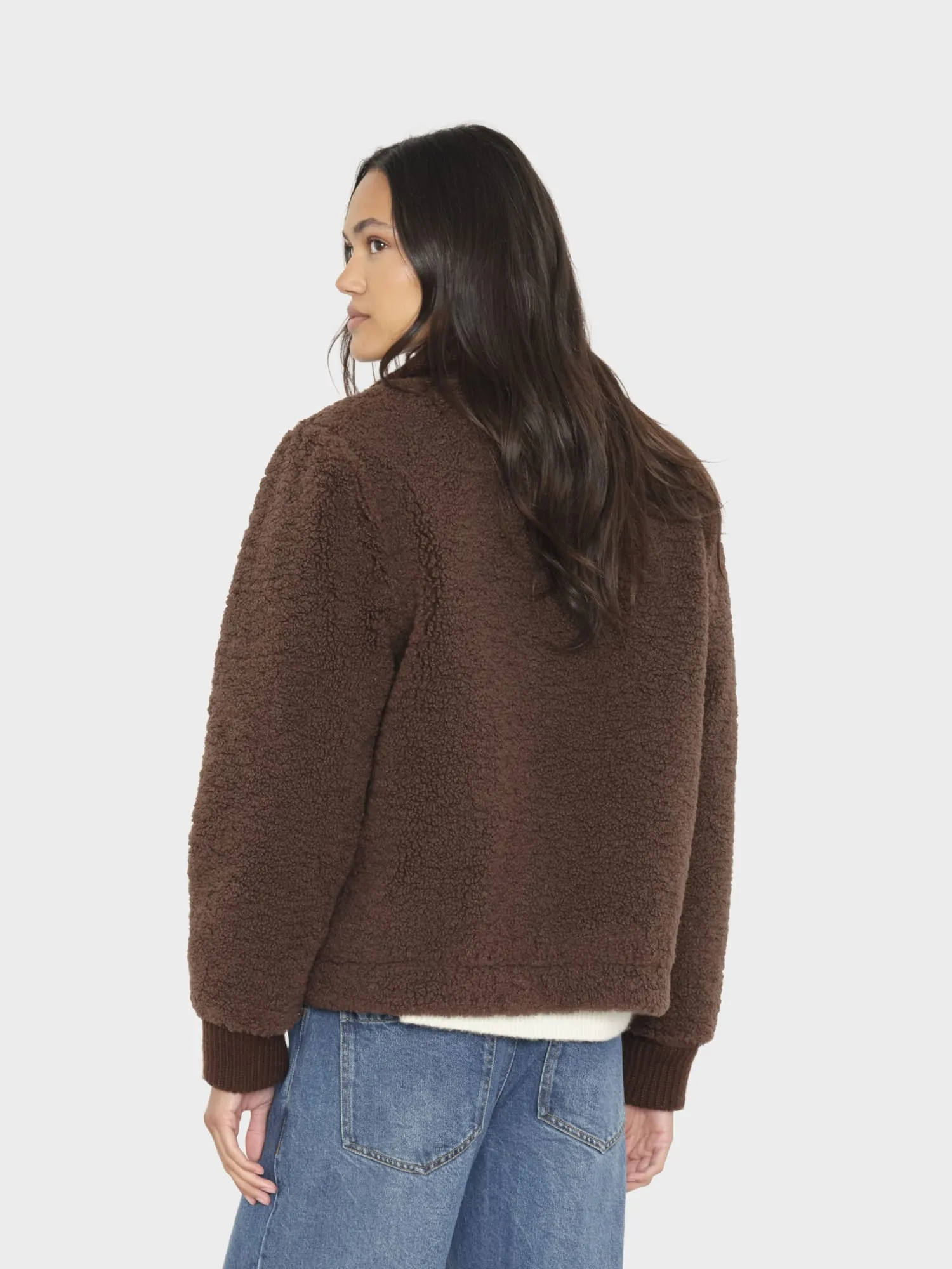 Chocolate Brown Daltry Jacket sold by XiRENA product image thumbnail 3