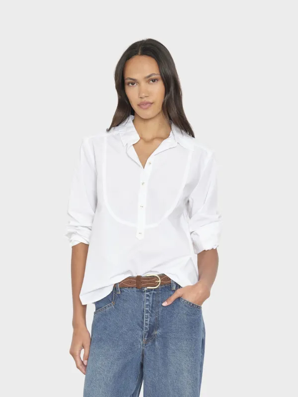 Pearl White Gilda Top made by XiRENA