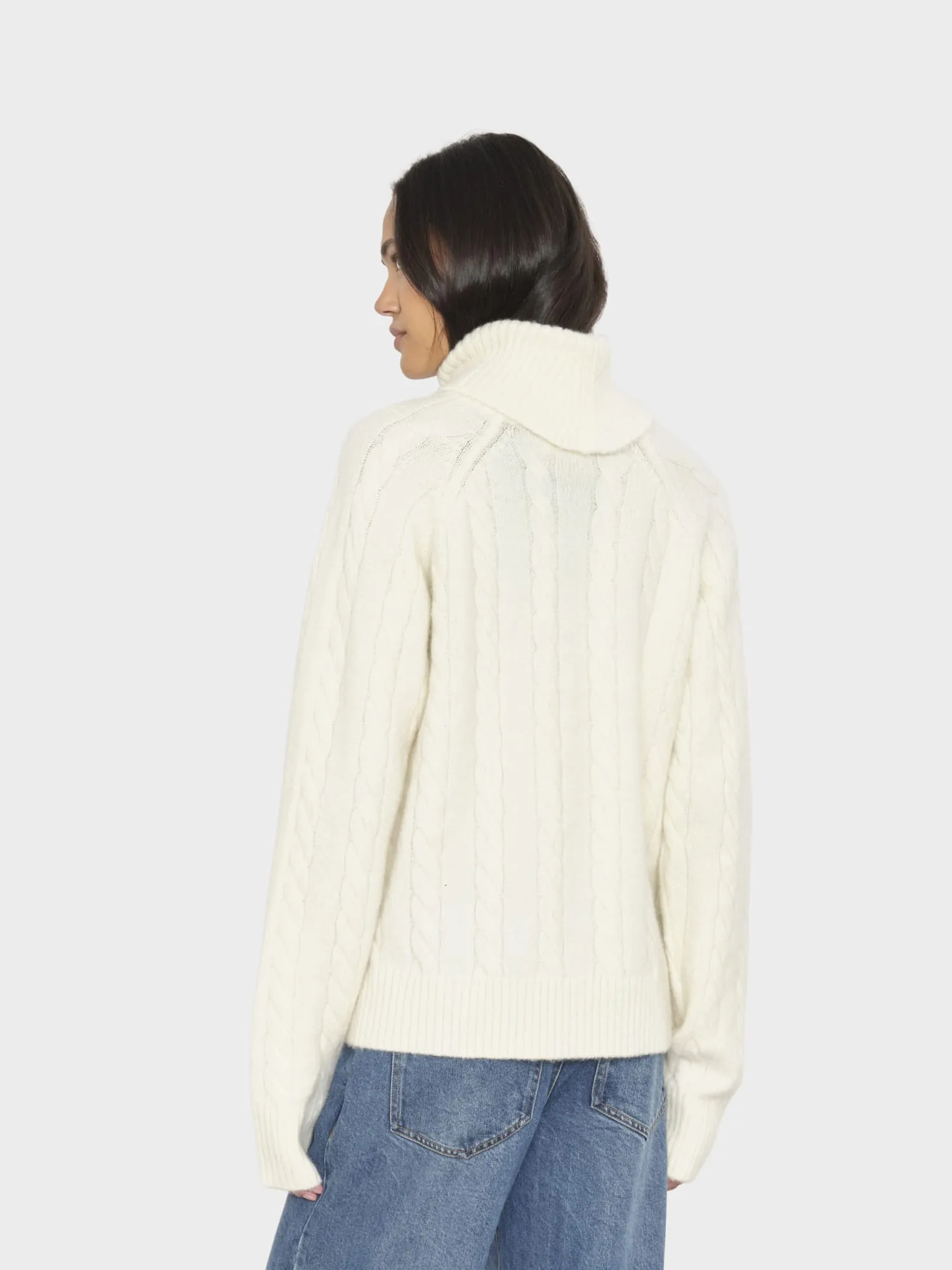 Cream Feather Toby Sweater sold by XiRENA product image thumbnail 3