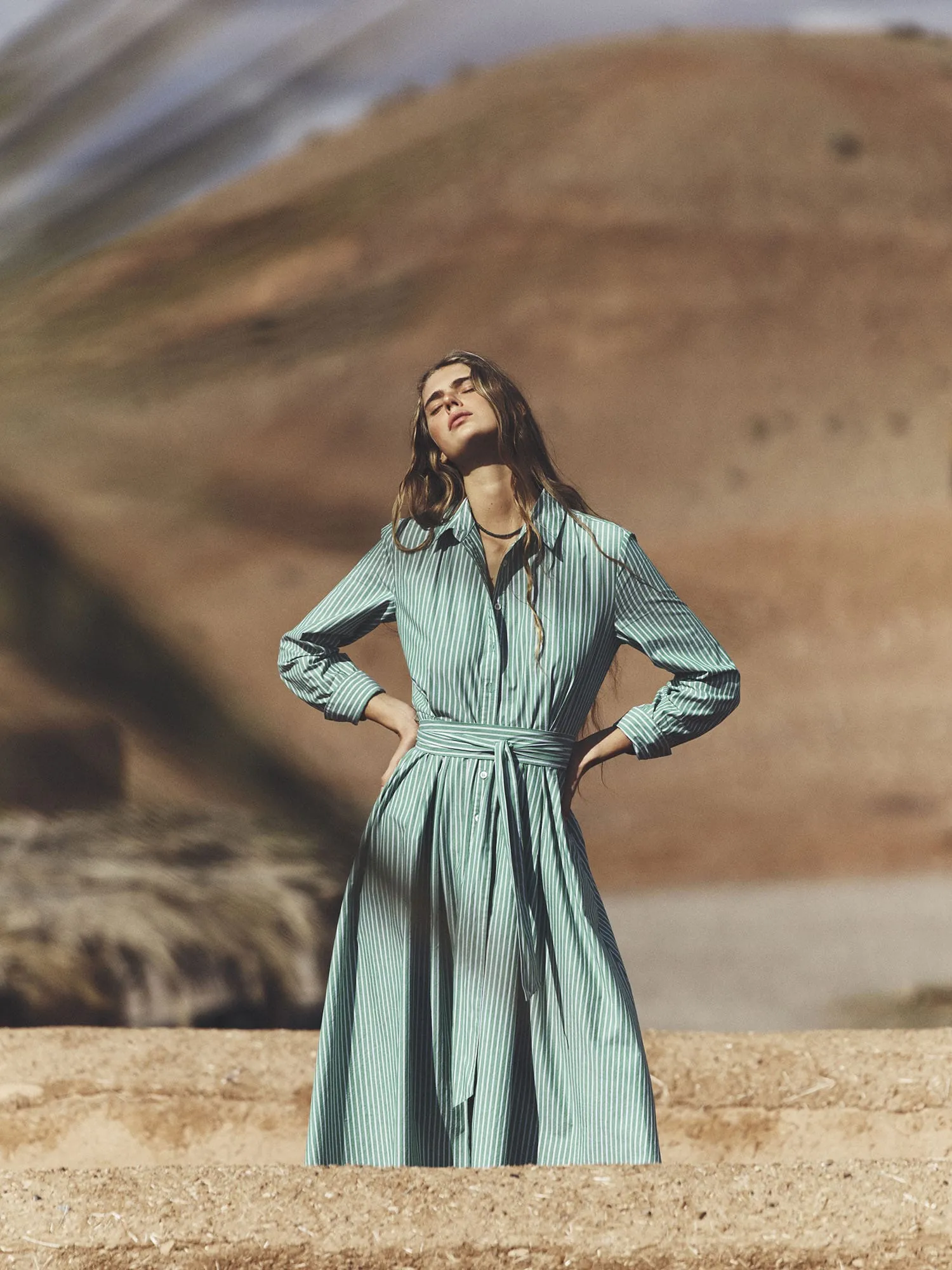 Crest Green Tessa Dress sold by XiRENA product image thumbnail 3