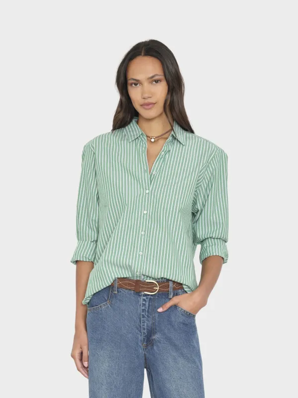 Crest Green Beau Shirt made by XiRENA