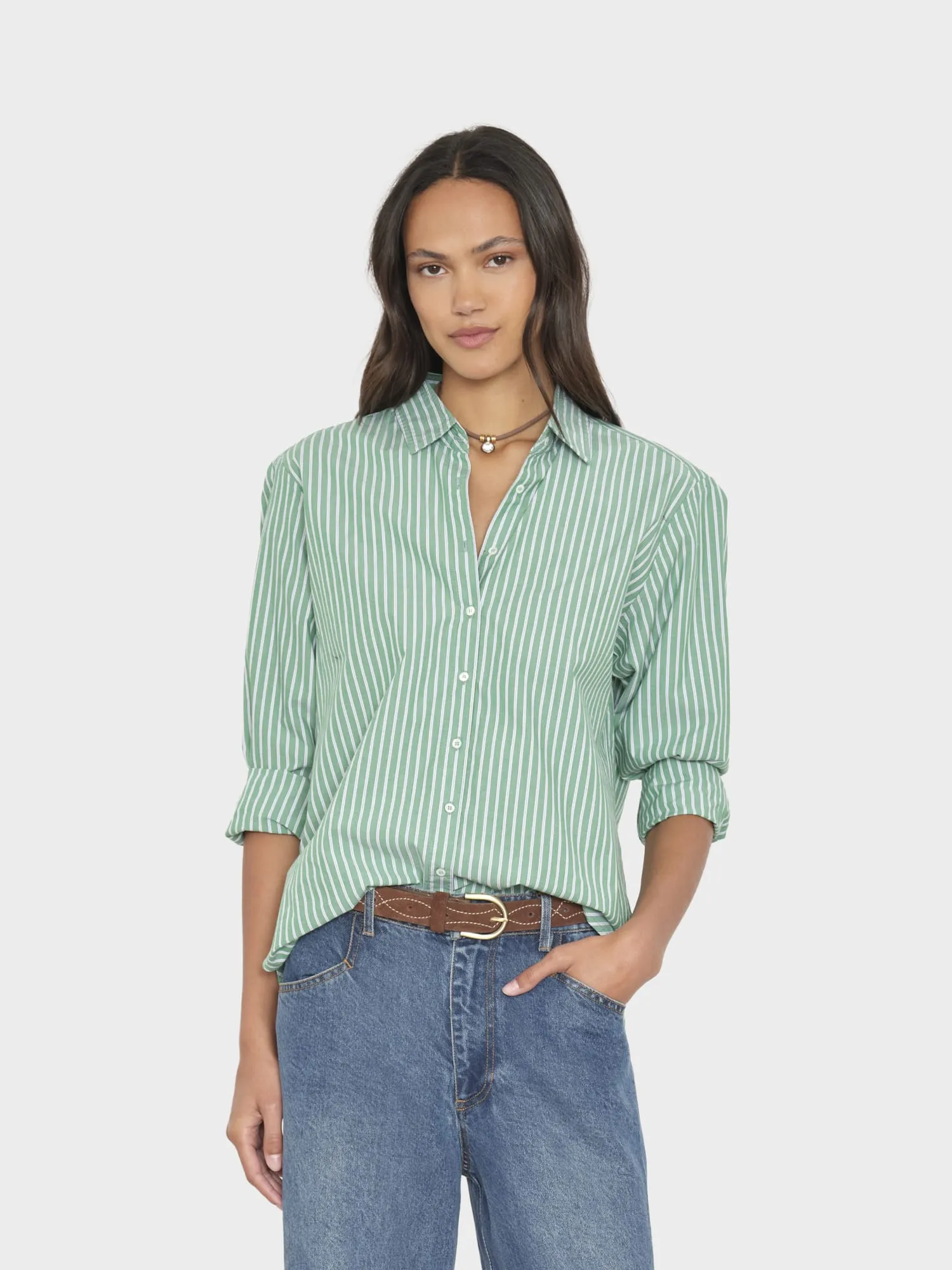 Crest Green Beau Shirt sold by XiRENA