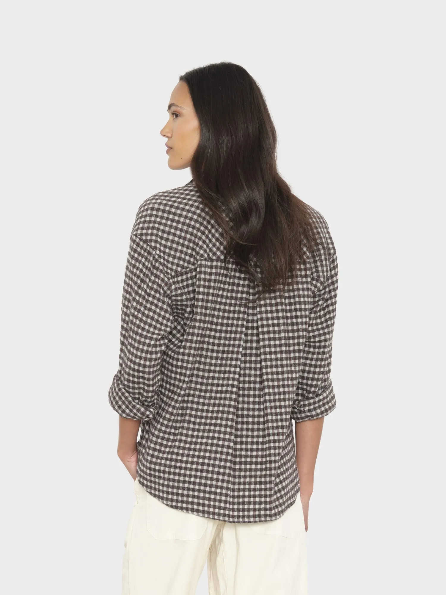 Walnut Brown Jordy Shirt sold by XiRENA product image thumbnail 2