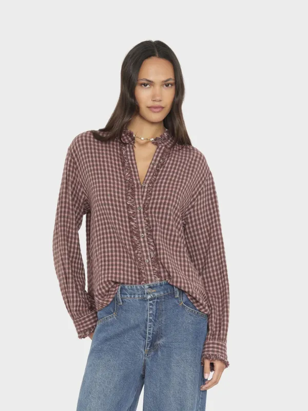 Bourbon Rose Amelie Shirt made by XiRENA