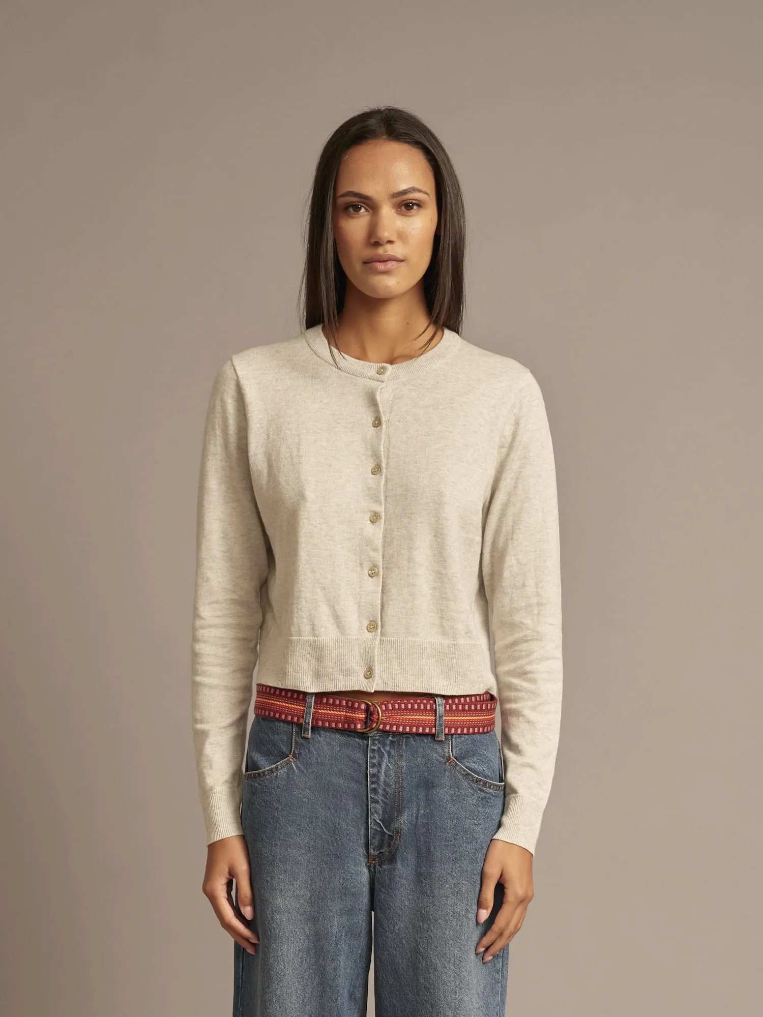 Silver Smoke Calder Cardigan sold by XiRENA product image thumbnail 2