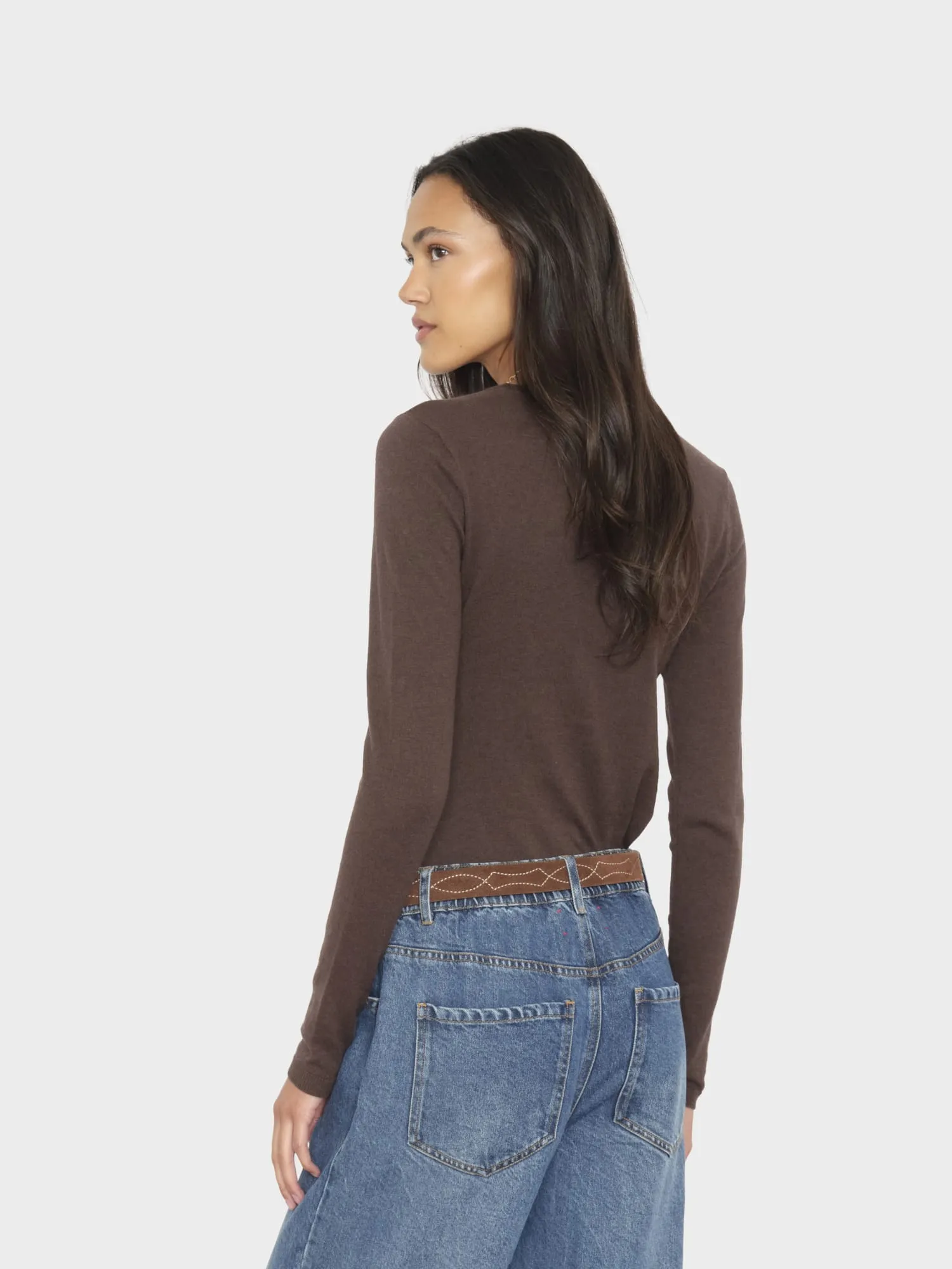 Brazil Nut Crewe Sweater sold by XiRENA product image thumbnail 3