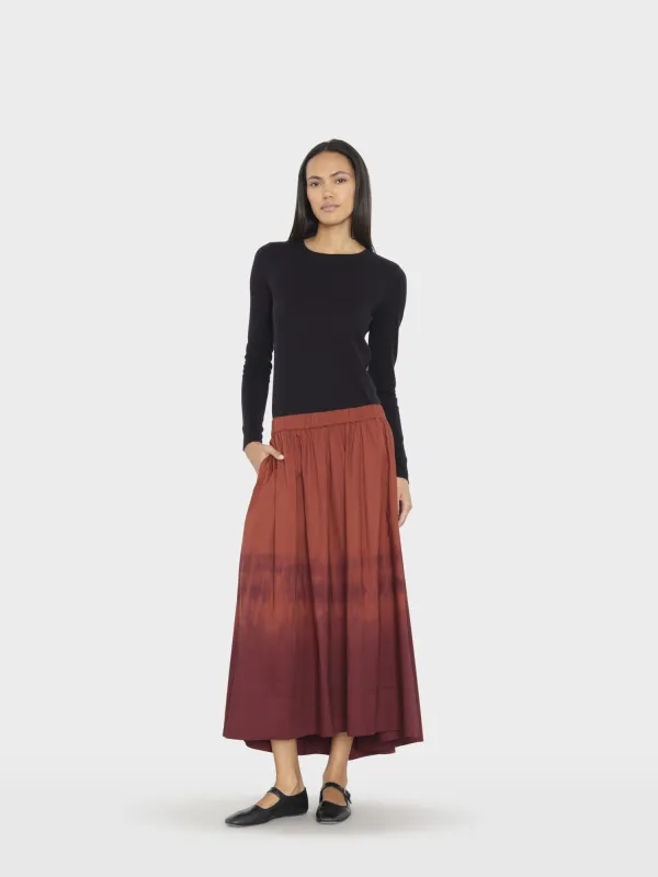 Copper Brown Gwynn Skirt made by XiRENA