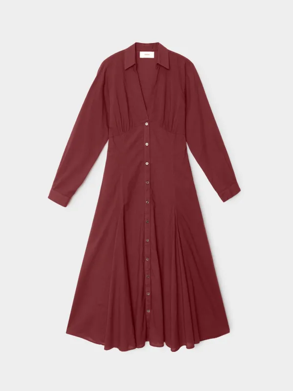 Bordeaux Louisa Dress made by XiRENA