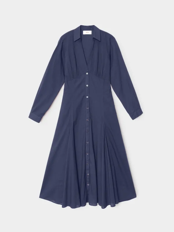 Navy Louisa Dress made by XiRENA