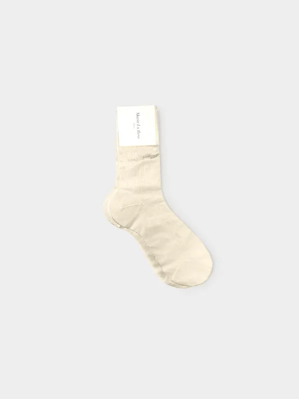 Platinum Laminated Socks made by Maria La Rosa