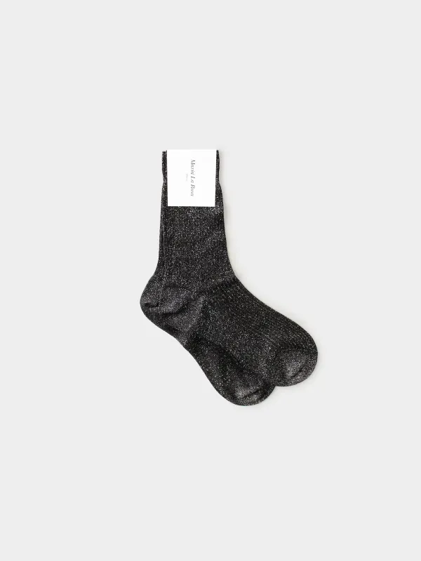Black Firefly Socks made by Maria La Rosa