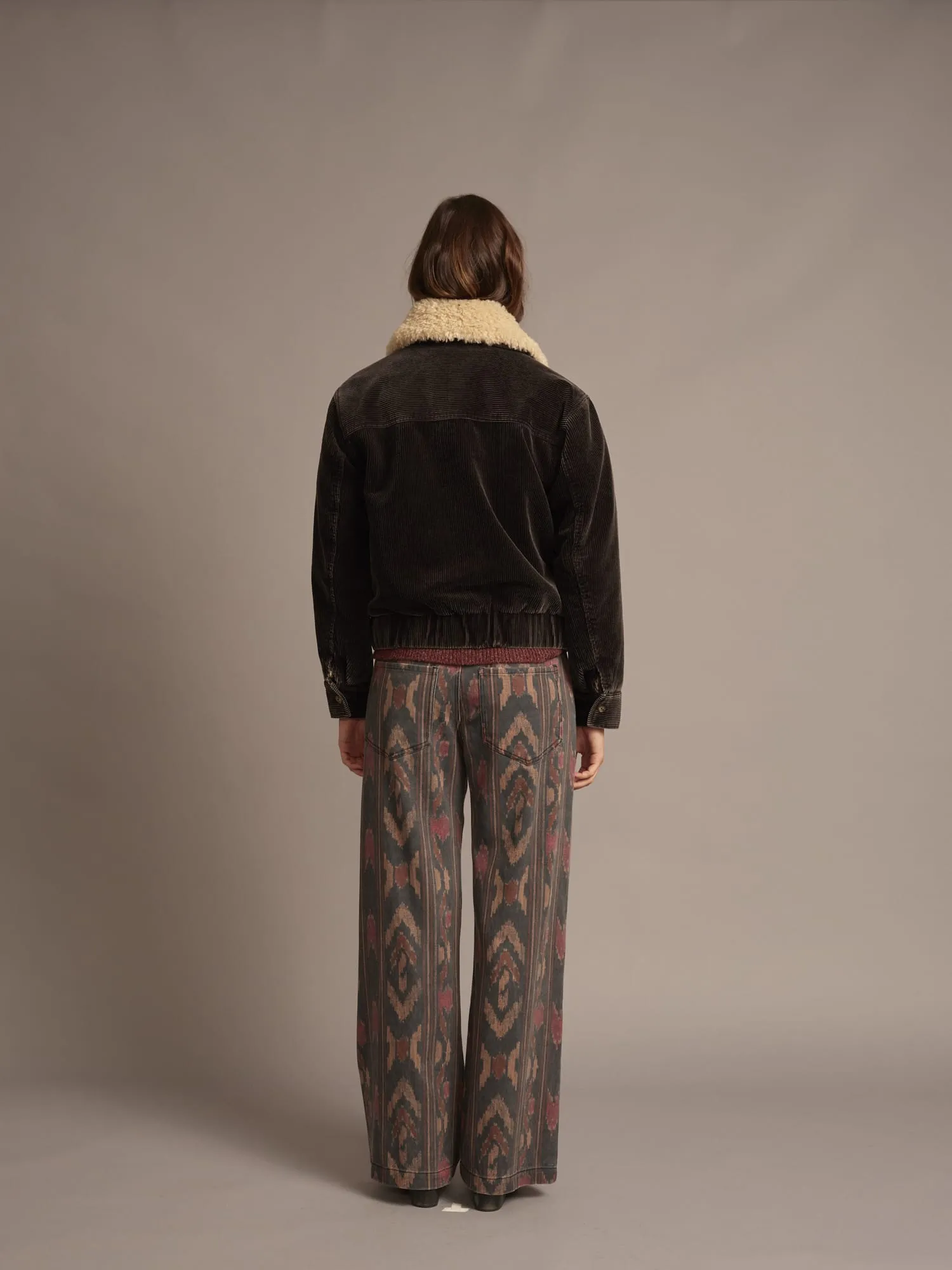 Black Ikat Nixon Denim Pant sold by XiRENA product image thumbnail 4
