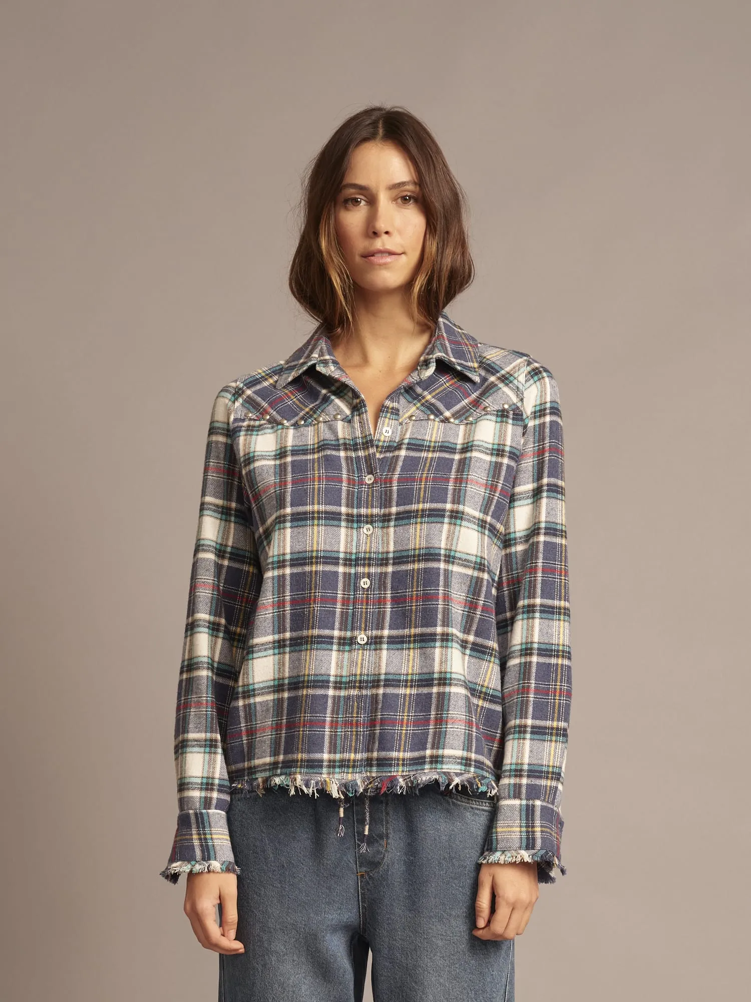 Moonwash Blue Eastwood Shirt sold by XiRENA product image thumbnail 2