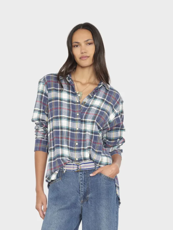 Moonwash Blue Beau Shirt made by XiRENA