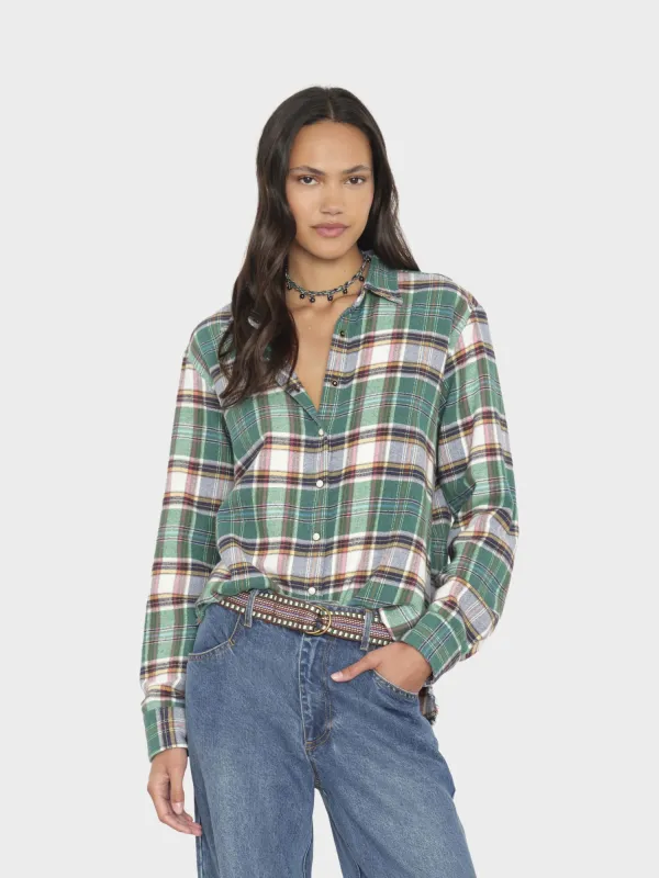 Jadestone Green Beau Shirt made by XiRENA