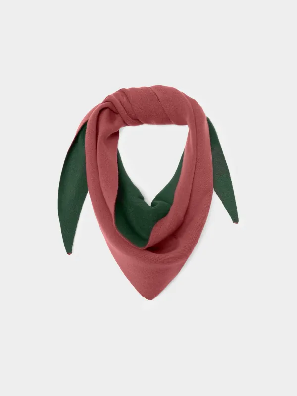 Rose Meadow Cypress Green Le Petit Scarf made by XiRENA