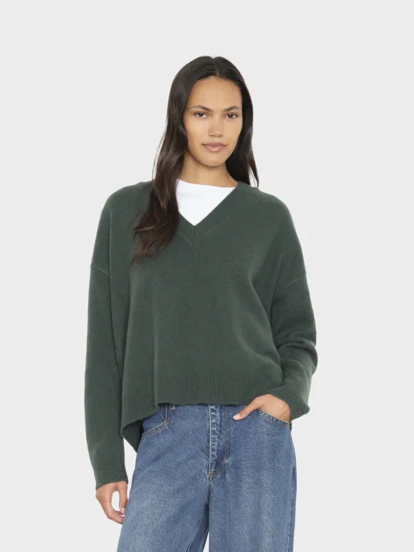 Cypress Green Jodie Sweater made by XiRENA