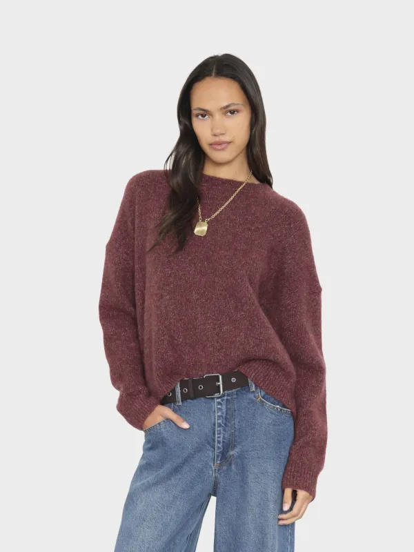 Brick Fire Lela Sweater made by XiRENA