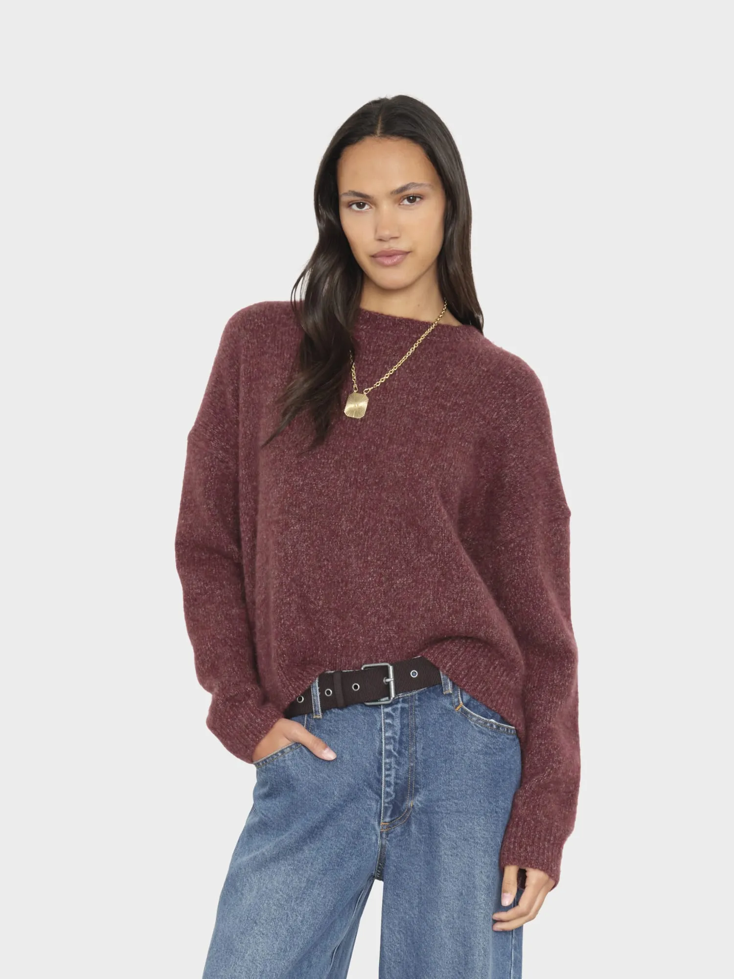Brick Fire Lela Sweater sold by XiRENA