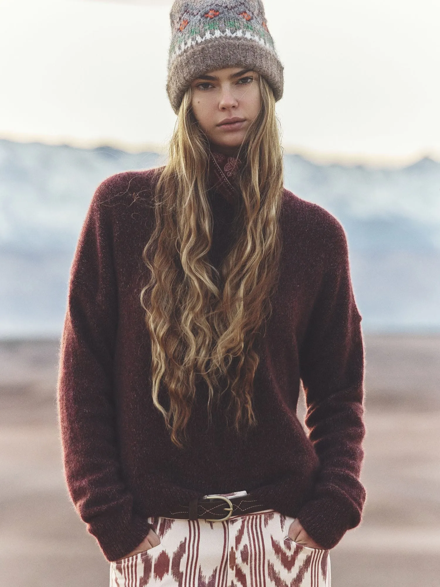 Brick Fire Lela Sweater sold by XiRENA product image thumbnail 2