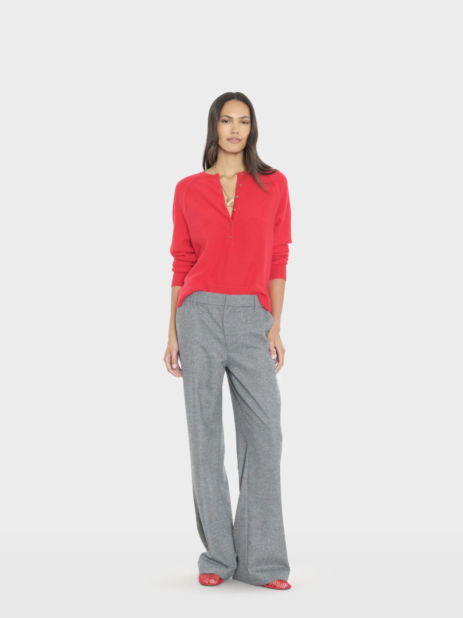 Heather Charcoal Trevor Pant sold by XiRENA