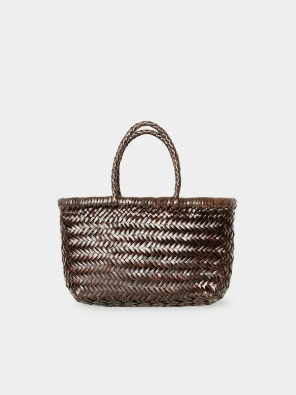 Dark Brown Flat Gora Mini Bag made by Dragon Diffusion