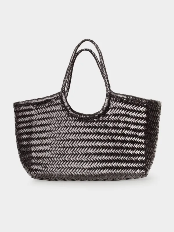 Black Nantucket Big Basket Bag made by Dragon Diffusion