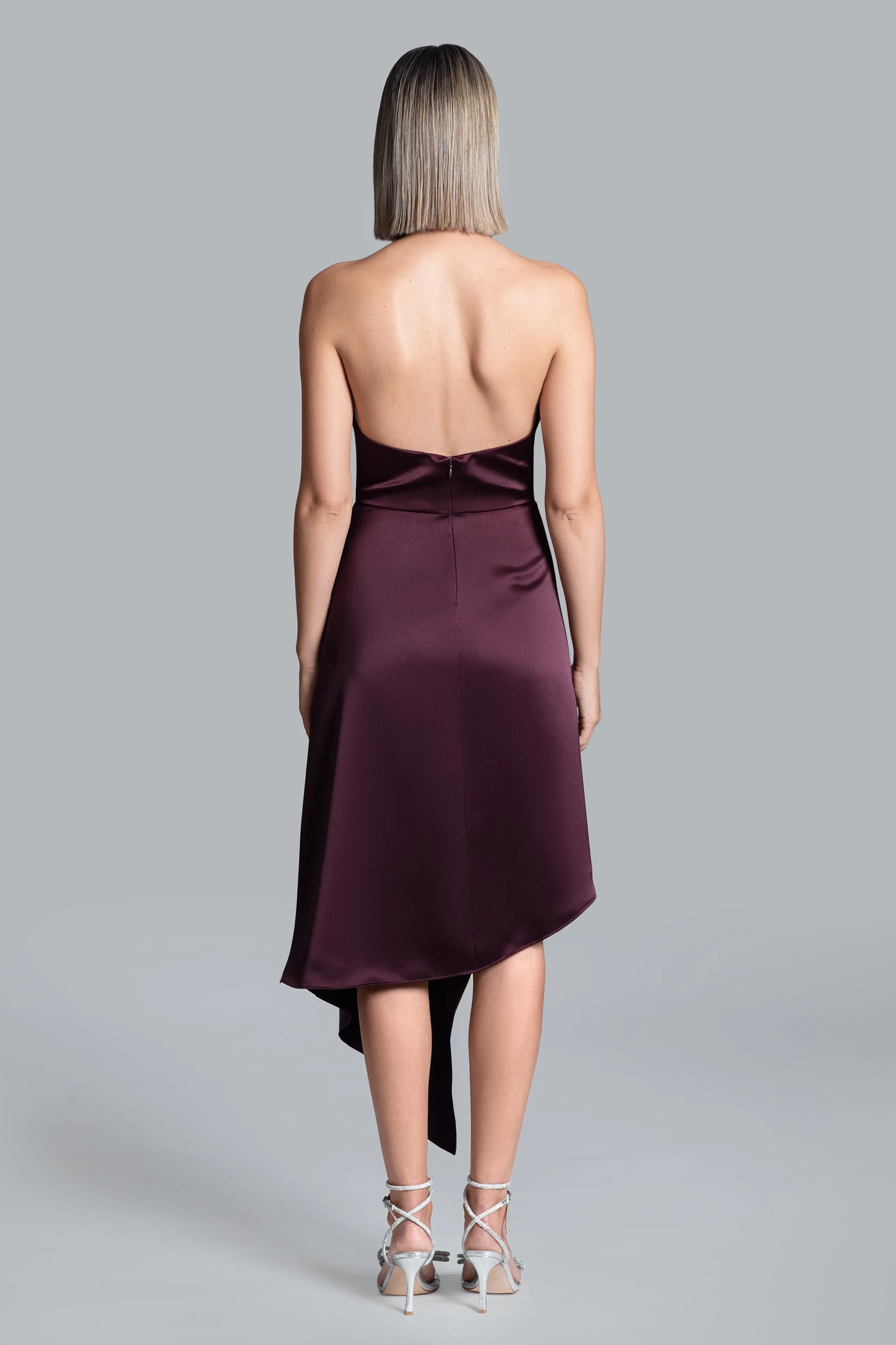 GHRAIL "Hudson" Satin Dress sold by Xscape product image thumbnail 3