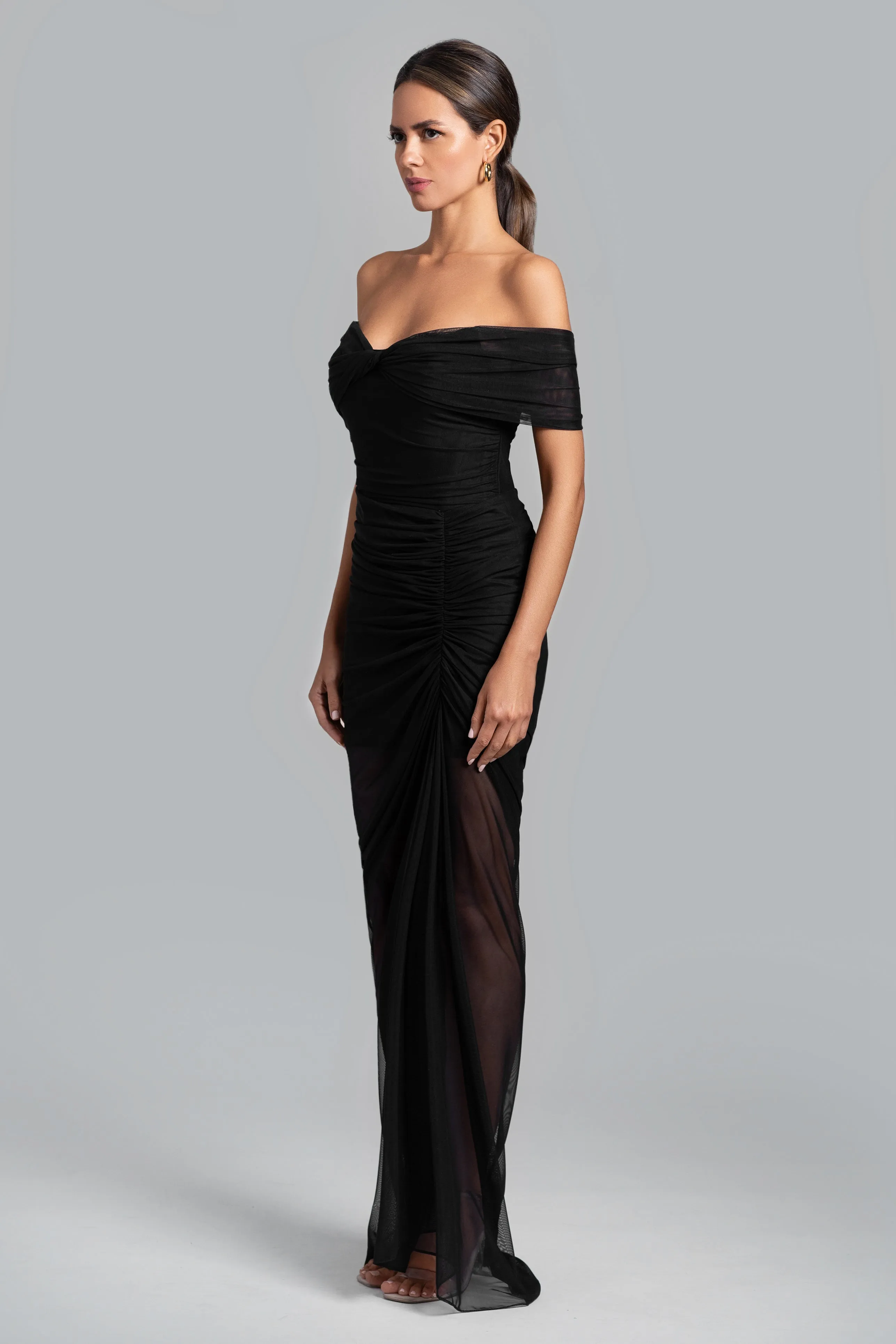 GHRAIL "Stevie" Mesh Dress sold by Xscape product image thumbnail 3